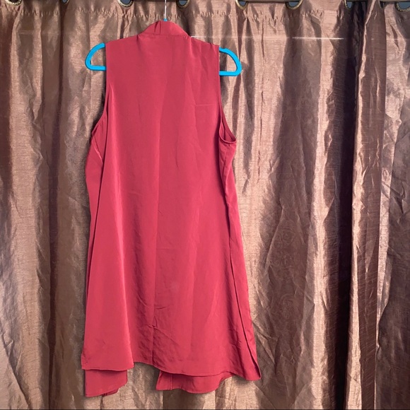 📦Side Split Wine Vest📦 - Picture 3 of 8